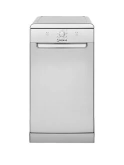 Indesit DSFE1B10SUKN 10-Place Slimline Dishwasher With Quick Wash - Silver