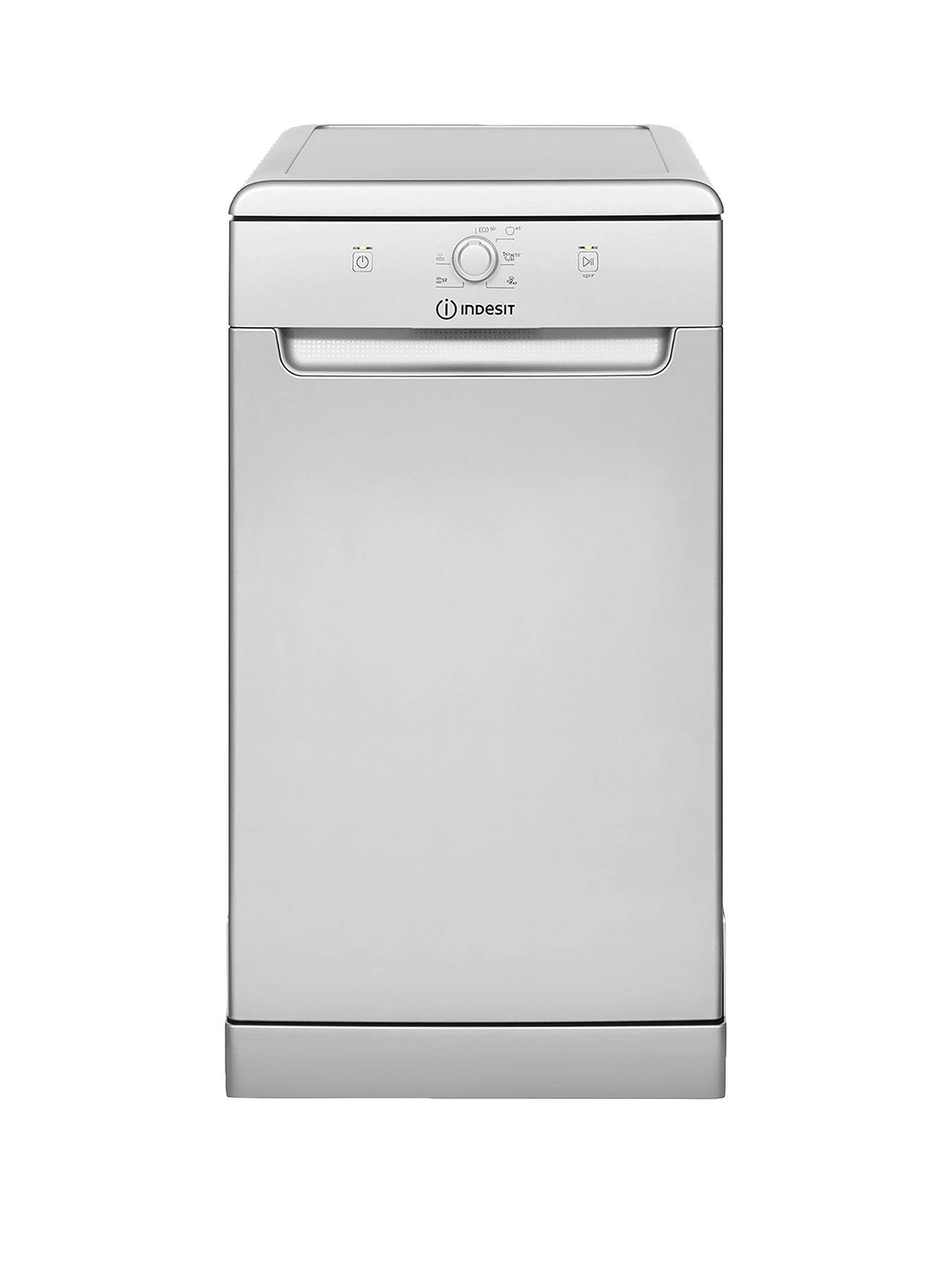 Indesit DSFE1B10SUKN 10-Place Slimline Dishwasher With Quick Wash - Silver 3 Indesit DSFE1B10SUKN 10-Place Slimline Dishwasher With Quick Wash - Silver