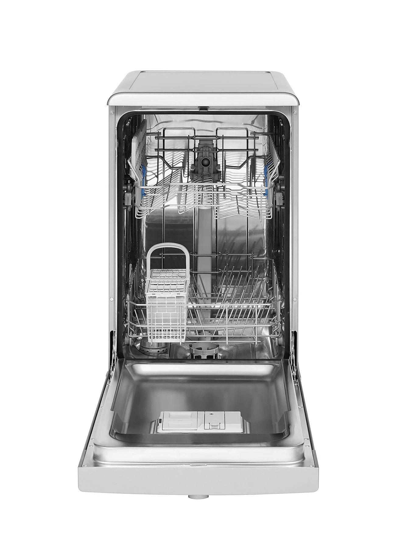 Indesit DSFE1B10SUKN 10-Place Slimline Dishwasher With Quick Wash - Silver 4 Indesit DSFE1B10SUKN 10-Place Slimline Dishwasher With Quick Wash - Silver - Image 2