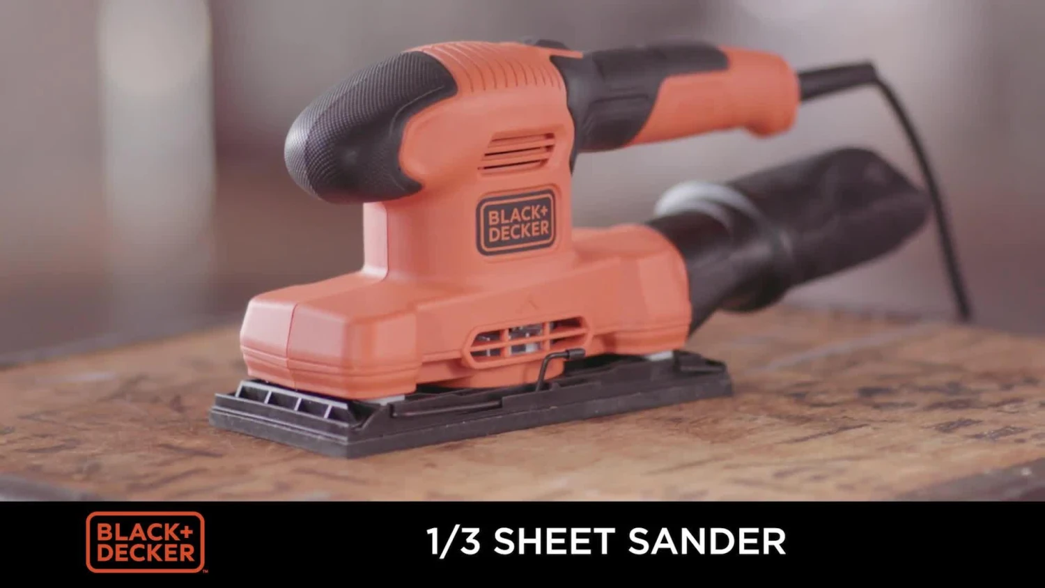 Black & Decker 150W 1/3 Sheet Sander BEW220-GB 8 Black & Decker 150W 1/3 Sheet Sander BEW220-GB - Image 6