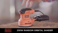 Black & Decker 230W Random Orbit Sander BEW210-GB 15 Black & Decker 230W Random Orbit Sander BEW210-GB -Appliance Pro NGADV SQ7 0000000099 N A DVvL