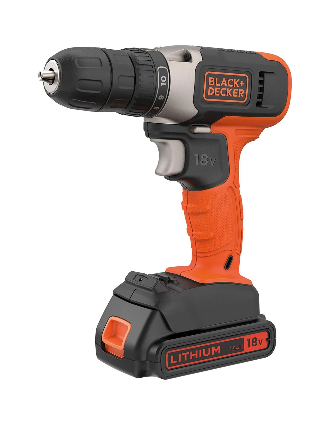 Black & Decker 18V Drill Driver BCD001C1-GB 3 Black & Decker 18V Drill Driver BCD001C1-GB