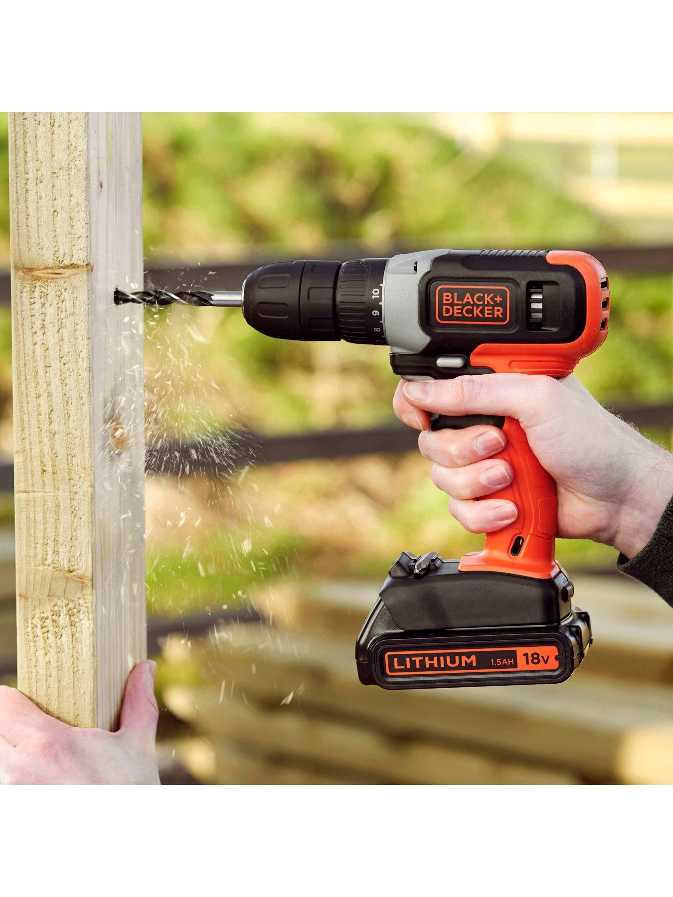 Black & Decker 18V Drill Driver BCD001C1-GB 6 Black & Decker 18V Drill Driver BCD001C1-GB - Image 4