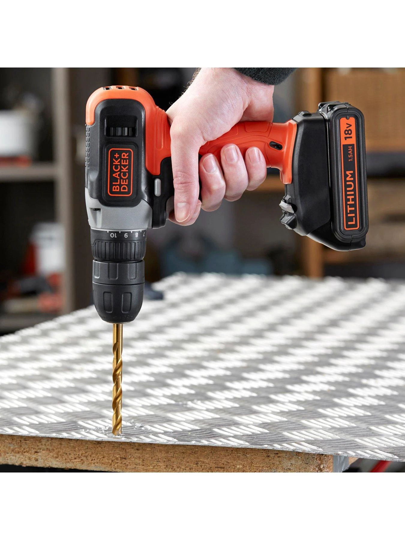Black & Decker 18V Drill Driver BCD001C1-GB 7 Black & Decker 18V Drill Driver BCD001C1-GB - Image 5
