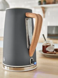 Swan 1.7L Nordic Style Kettle - Grey -Appliance Pro NMVDU SQ5 0000000005 GREY SLd3