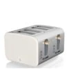 Swan 4 Slice Nordic Style Toaster - White -Appliance Pro NMVDW SQ1 0000000013 WHITE SLf