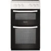 Hotpoint HD5V92KCW 50cm Wide Electric Twin Cavity Single Oven Cooker - White -Appliance Pro NNJWP SQ1 0000000013 WHITE SLf