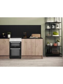 Hotpoint HD5V92KCW 50cm Wide Electric Twin Cavity Single Oven Cooker - White 11 Hotpoint HD5V92KCW 50cm Wide Electric Twin Cavity Single Oven Cooker - White -Appliance Pro NNJWP SQ3 0000000013 WHITE SLd1