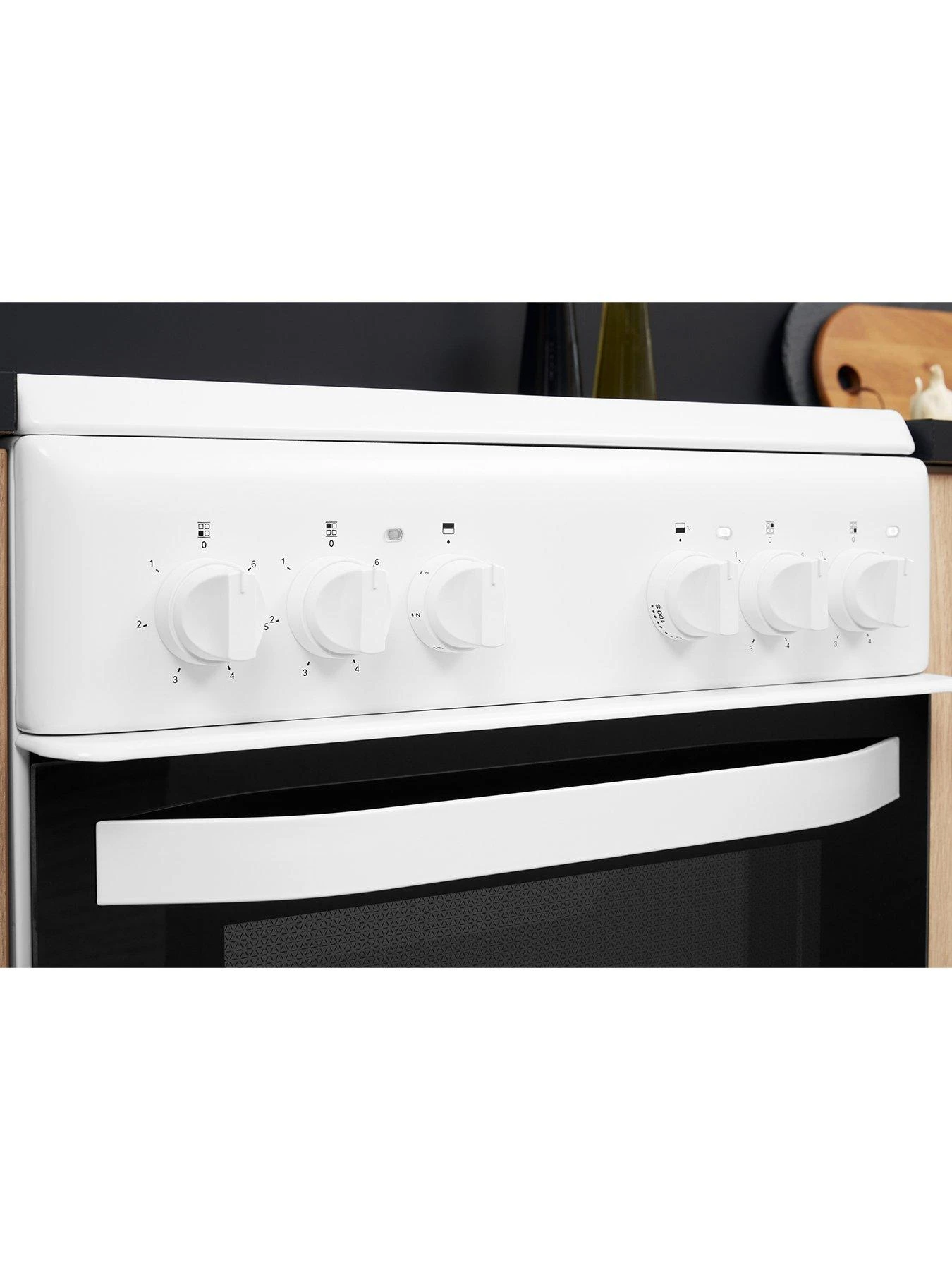 Hotpoint HD5V92KCW 50cm Wide Electric Twin Cavity Single Oven Cooker - White 7 Hotpoint HD5V92KCW 50cm Wide Electric Twin Cavity Single Oven Cooker - White - Image 5