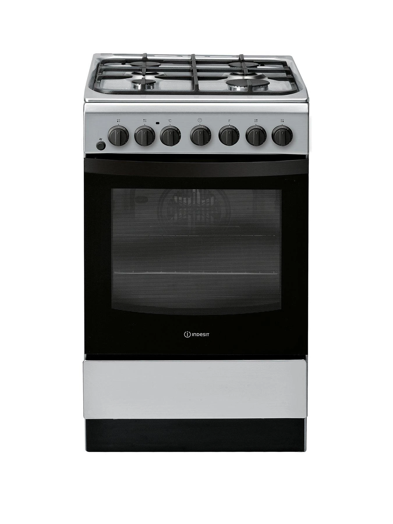 Indesit IS5G4PHSS 50cm Dual Fuel Single Oven Cooker - Stainless Steel 3 Indesit IS5G4PHSS 50cm Dual Fuel Single Oven Cooker - Stainless Steel