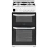 Hotpoint HD5G00CCW 50cm Wide Gas Double Oven Cooker - White -Appliance Pro NNJXU SQ1 0000000013 WHITE SLf