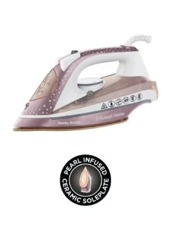 Russell Hobbs Pearl Glide Steam Iron - 23972 14 Russell Hobbs Pearl Glide Steam Iron - 23972 -Appliance Pro NQAGH SQ7 0000000063 PINK ICf