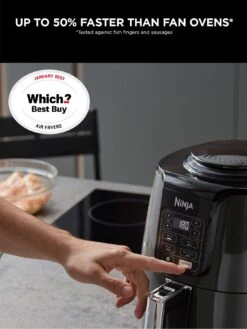 NINJA Air Fryer AF100UK -Appliance Pro NRA4N SQ3 0000000099 N A SLd1