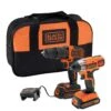 Black & Decker 18V Hammer Drill And Impact Driver Twin  Kit BCK25S2S-GB