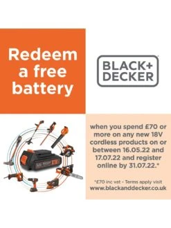 Black & Decker 18V Hammer Drill And Impact Driver Twin  Kit BCK25S2S-GB -Appliance Pro NV6X3 SQ6 0000000088 NO COLOR SLd4