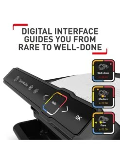 Tefal GC750D40 OptiGrill Elite Intelligent Health Grill, 12 Automatic Settings And Cooking Sensor – Stainless Steel -Appliance Pro PDGMG SQ5 0000000099 N A SLd3