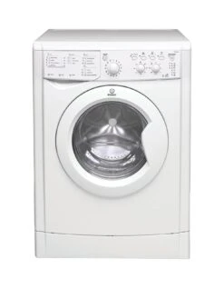 Indesit IWDC6125 1200 Spin, 6kg Wash, 5kg Dry Washer Dryer - White