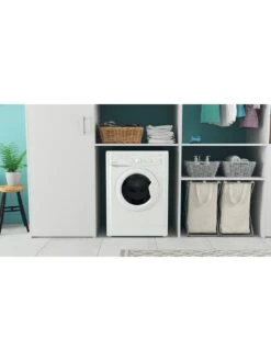 Indesit IWDC6125 1200 Spin, 6kg Wash, 5kg Dry Washer Dryer - White 10 Indesit IWDC6125 1200 Spin, 6kg Wash, 5kg Dry Washer Dryer - White -Appliance Pro PE003 SQ3 0000000013 WHITE SLd1