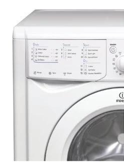 Indesit IWDC6125 1200 Spin, 6kg Wash, 5kg Dry Washer Dryer - White 12 Indesit IWDC6125 1200 Spin, 6kg Wash, 5kg Dry Washer Dryer - White -Appliance Pro PE003 SQ5 0000000013 WHITE SLd3