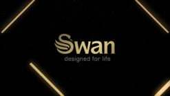 Swan Gatsby Range 4-Slice Toaster - Black/Gold -Appliance Pro PECDE SQ8 0000000004 BLACK DVvL