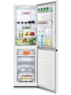 Hisense RB327N4WW1 55cm Wide, Total No Frost Fridge Freezer - White -Appliance Pro PF9VM SQ3 0000000013 WHITE SLd1