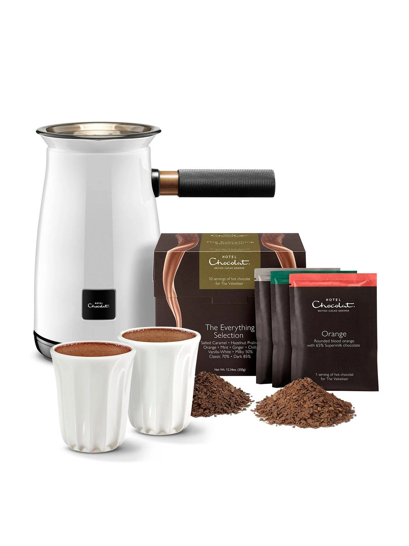 Hotel Chocolat Velvetiser - White With 10 Hot Chocolates 3 Hotel Chocolat Velvetiser - White With 10 Hot Chocolates