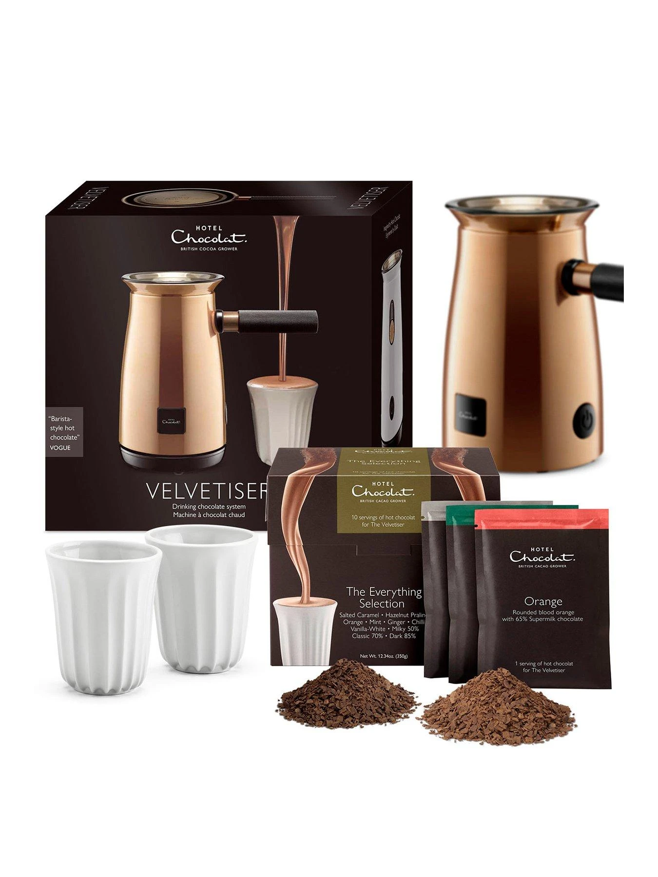 Hotel Chocolat Velvetiser - Copper With 10 Hot Chocolates 3 Hotel Chocolat Velvetiser - Copper With 10 Hot Chocolates