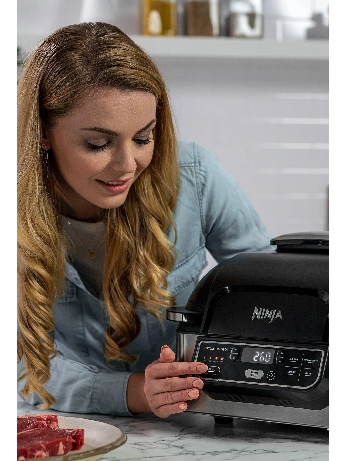 NINJA Foodi Health Grill And Air Fryer AG301UK 5 NINJA Foodi Health Grill And Air Fryer AG301UK - Image 3