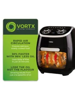 Tower Xpress Vortx 5-in-1 Air Fryer Oven 11L Black T17038 -Appliance Pro PQGQT SQ5 0000000004 BLACK SLd1