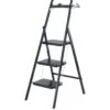 Werner 3 Tread Black Stepstool With Tool Tray 2 Werner 3 Tread Black Stepstool With Tool Tray -Appliance Pro PUHRR SQ1 0000000088 NO COLOR SLf