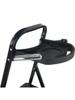 Werner 3 Tread Black Stepstool With Tool Tray -Appliance Pro PUHRR SQ4 0000000088 NO COLOR SLd2