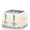 Smeg TSF03 50s 4-Slice Toaster -Appliance Pro Q4KUQ SQ1 0000000067 CREAM SLf