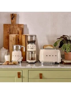 Smeg TSF03 50s 4-Slice Toaster -Appliance Pro Q4KUQ SQ5 0000000067 CREAM SLd3
