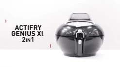 Tefal ActiFry Genius XL 2in1 Air Fryer With 9 Auto Cooking Programs 1.7kg Black -Appliance Pro Q6AG9 SQ8 0000000004 BLACK DVvL