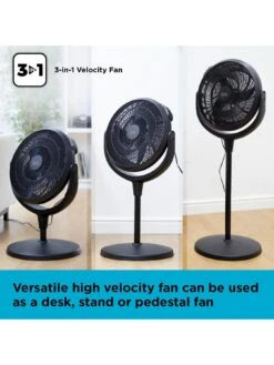 Black & Decker 16 Inch 3-Height Velocity Power Fan With Remote -Appliance Pro Q9UTW SQ3 0000000088 NO COLOR SLd1