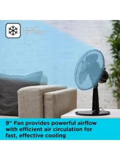 Black & Decker 9 Inch Desk Fan -Appliance Pro Q9UTY SQ3 0000000088 NO COLOR SLd1