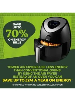 Tower Vortx 4.3L Digital Air Fryer 10 Tower Vortx 4.3L Digital Air Fryer -Appliance Pro QAP9K SQ3 0000000099 N A SLd1