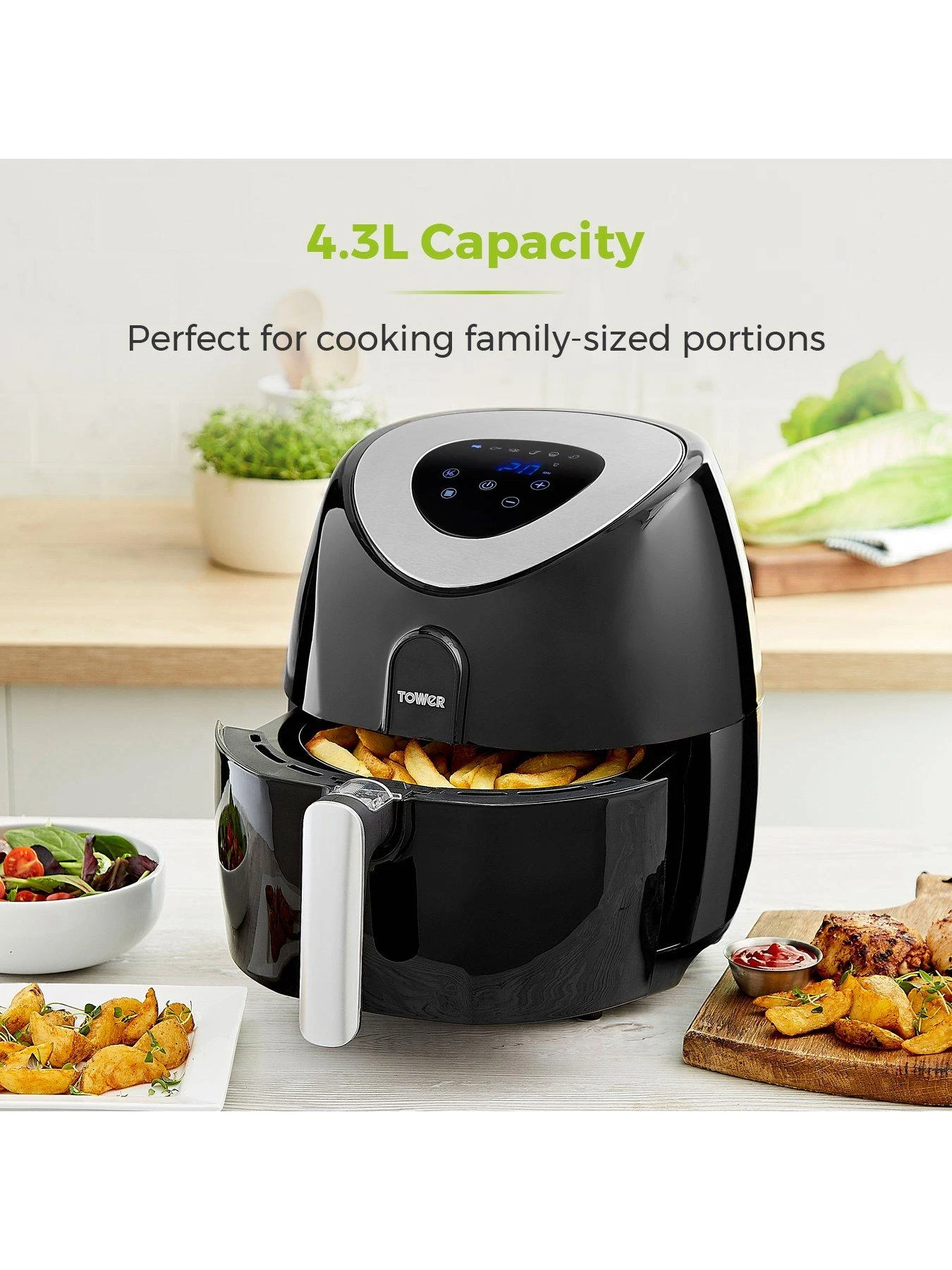 Tower Vortx 4.3L Digital Air Fryer 8 Tower Vortx 4.3L Digital Air Fryer - Image 6