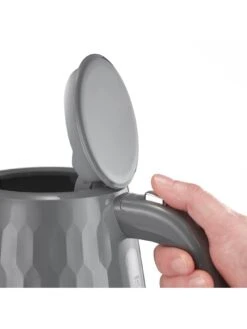 Russell Hobbs Honeycomb Grey Plastic Kettle - 26053 -Appliance Pro QDCE4 SQ5 0000000088 NO COLOR SLd3