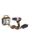 Worx Cordless Slammer Active Hammer Drill WX354 20Volts With 2x 2.0Ah Batteries & Charger 1 Worx Cordless Slammer Active Hammer Drill WX354 20Volts With 2x 2.0Ah Batteries & Charger -Appliance Pro QEKME SQ1 0000000099 N A SLf