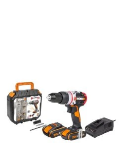 Worx Cordless Slammer Active Hammer Drill WX354 20Volts With 2x 2.0Ah Batteries & Charger