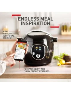 Tefal Cook4Me+ CY851840 Electric Pressure Cooker - 6 Portions / 6-Litres 13 Tefal Cook4Me+ CY851840 Electric Pressure Cooker - 6 Portions / 6-Litres -Appliance Pro QFYDD SQ5 0000000004 BLACK SLd3