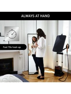 Tefal All-in-One Iron & Clothes Steamer 1.3L 5.8bar IXEO -Appliance Pro QFYG4 SQ5 0000000004 BLACK SLd3