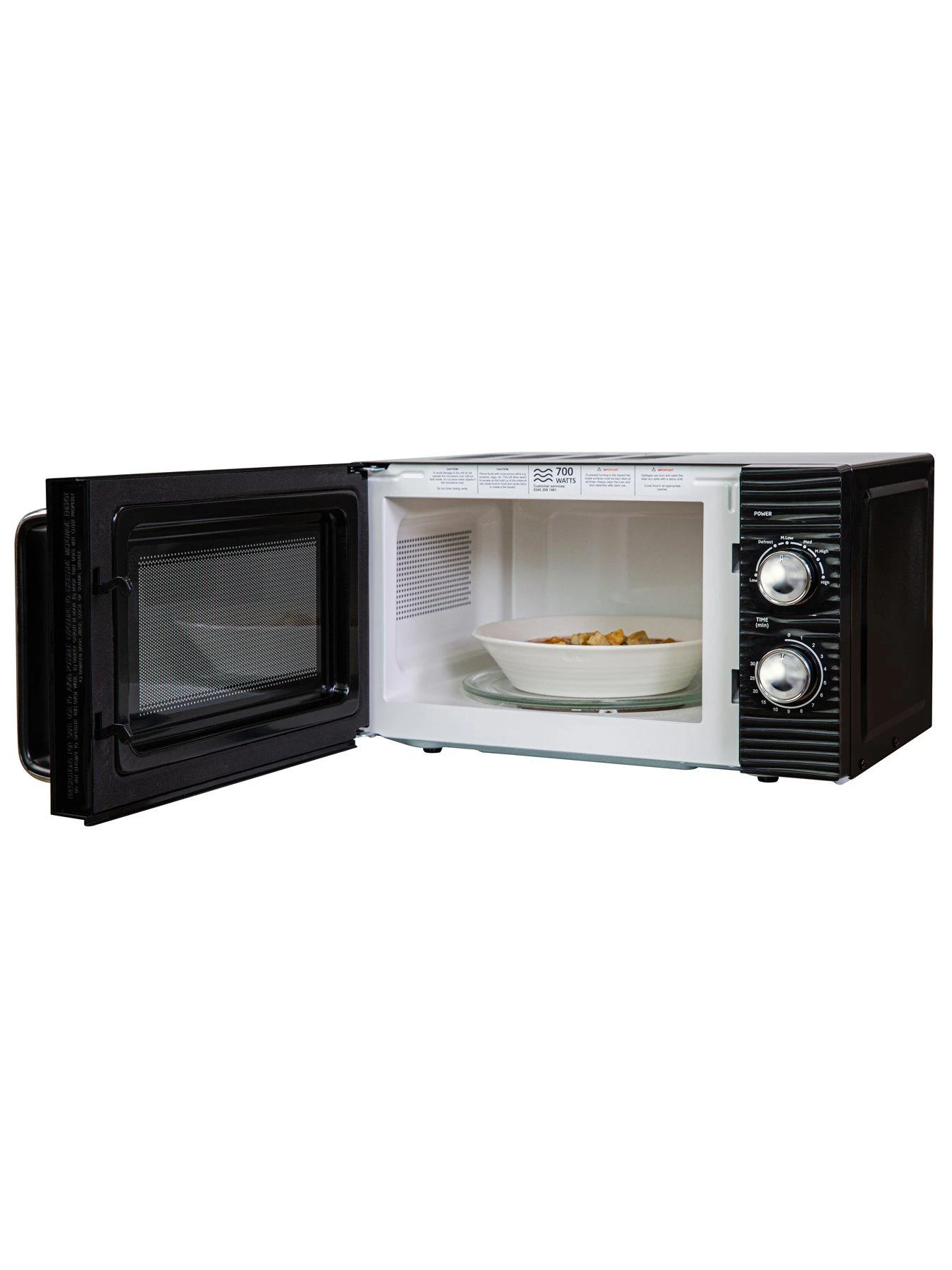 Russell Hobbs RHM1731 Inspire Black Compact Manual Microwave 5 Russell Hobbs RHM1731 Inspire Black Compact Manual Microwave - Image 3