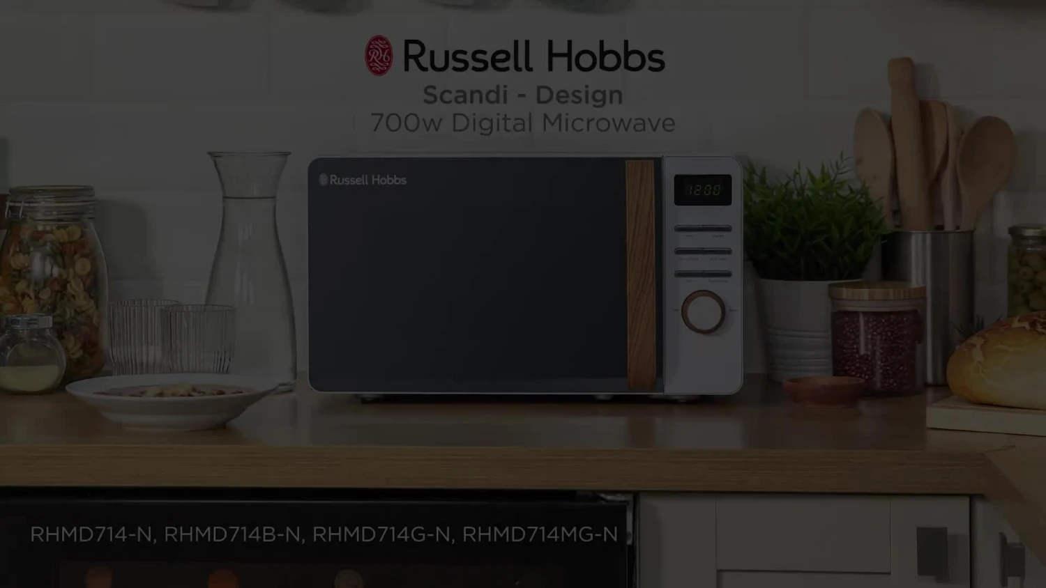 Russell Hobbs RHMD714 Scandi White Digital Microwave 10 Russell Hobbs RHMD714 Scandi White Digital Microwave - Image 8
