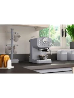 Swan Retro Espresso Maker - Grey 13 Swan Retro Espresso Maker - Grey -Appliance Pro QH3NC SQ6 0000000088 NO COLOR SLd4