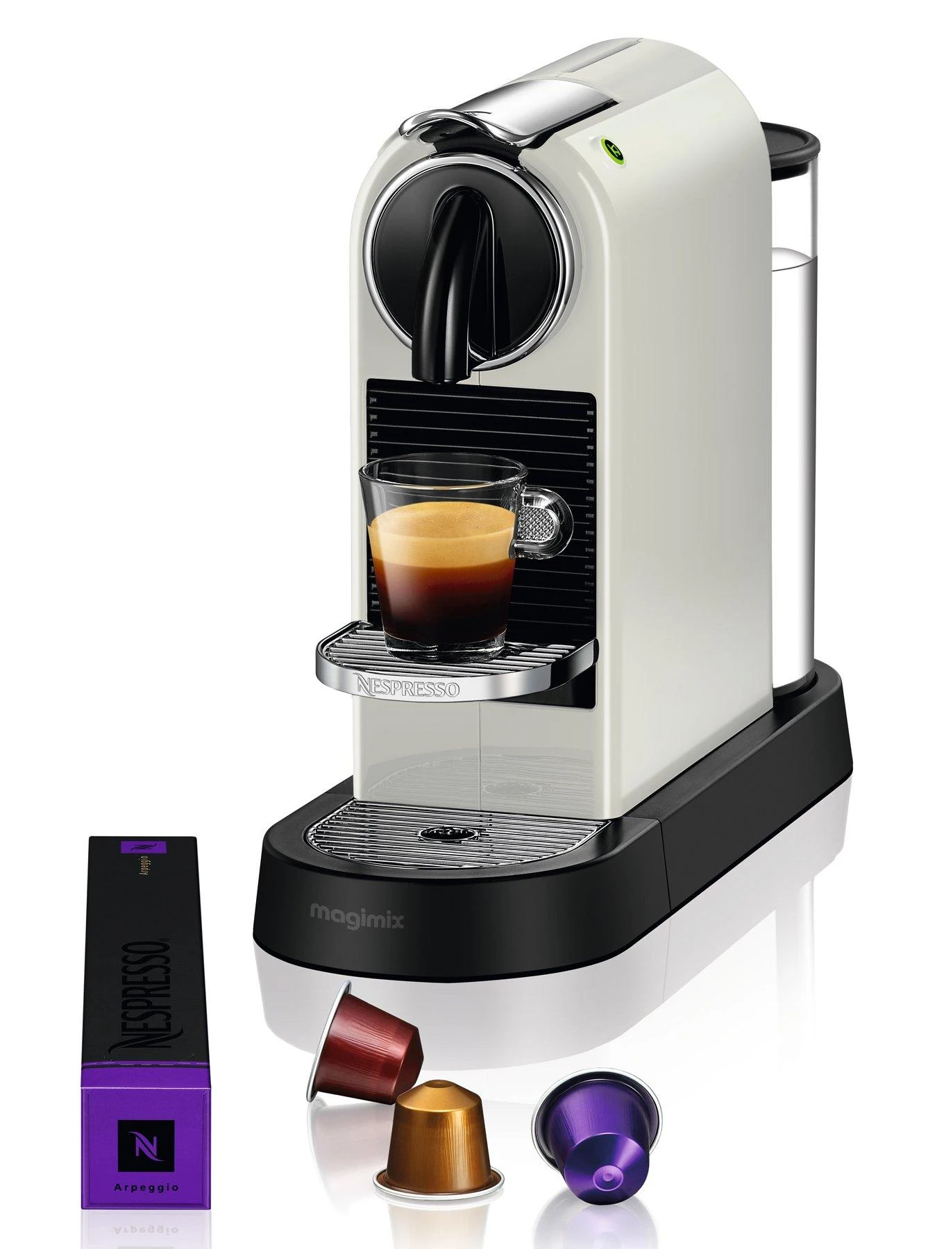Nespresso CitiZ 11314 Coffee Machine By Magimix - White 4 Nespresso CitiZ 11314 Coffee Machine By Magimix - White - Image 2