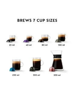 Nespresso Vertuo Next 11710 Coffee Machine With Milk Frother By Magimix - White -Appliance Pro QHWFQ SQ3 0000000088 NO COLOR SLd1