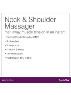 Bodi-Tek Neck & Shoulder Massager -Appliance Pro QJ7J3 SQ7 0000000088 NO COLOR SLd5