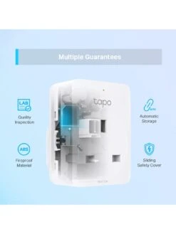 TP-Link TP Link Tapo P100 Smart Socket (Twin Pack) 13 TP-Link TP Link Tapo P100 Smart Socket (Twin Pack) -Appliance Pro QK67X SQ5 0000000013 WHITE SLd3